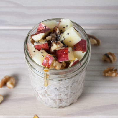 apple pie overnight oats